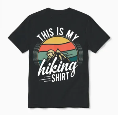 This Is My Hiking Unisex T-Shirt - Black