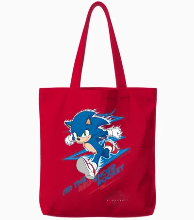 Sonic the Hedgehog: Movie 3 Tote Bags - Red