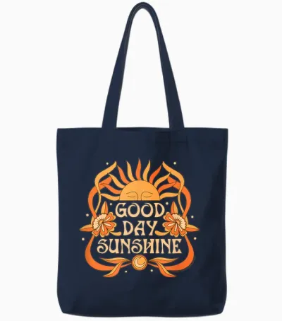 Die Beatles - Guten Tag Sonnenschein Tote Bags - Navy