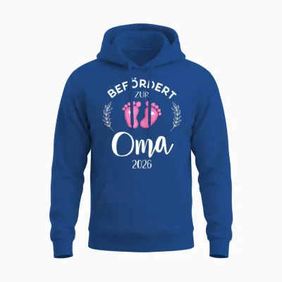 Stolze Oma Großmutter Befördert Zur Oma 2026 Unisex Hoodie - Royal