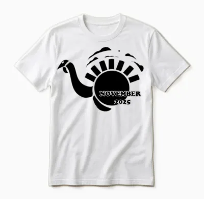 November 2025 Turkey Unisex T-Shirt - White