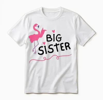 Big Sister Little Brother Matching Outfits Toddler Unisex T-Shirt - White