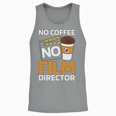 Film Director No Coffee No Film Movie Coffee Lover Unisex Tank Top - Sport Grey