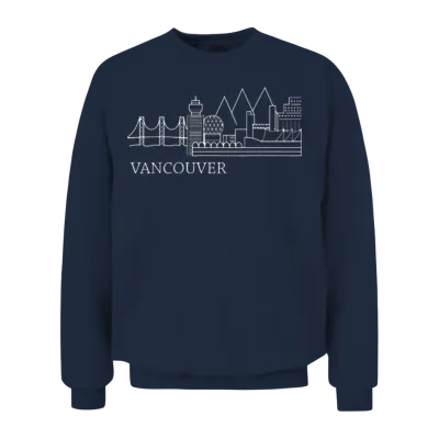 Souvenir Vancouver Canada Gifts Unisex Sweatshirt - Navy