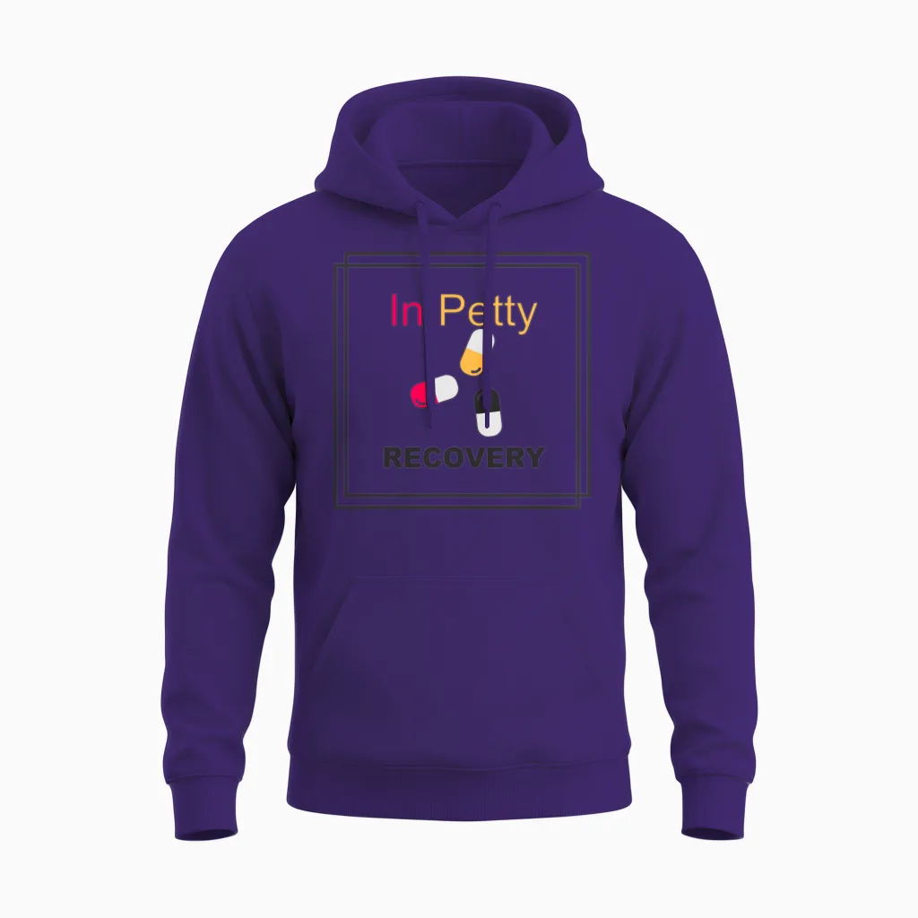 In Petty Recovery Unisex Hoodie in Purple
