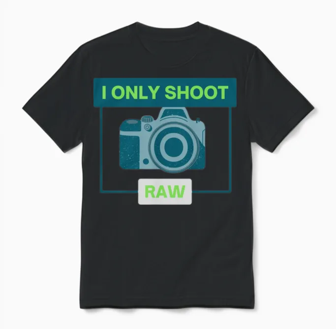 Cameraman Unisex T-Shirt in Black