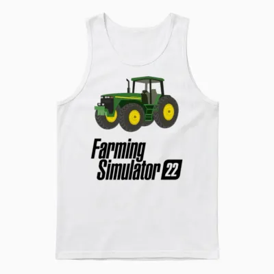 Farming Simulator 22 Unisex Tank Top - White