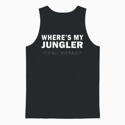 Funny League Legends Shirt Lol Merch Gift Unisex Tank Top - Black