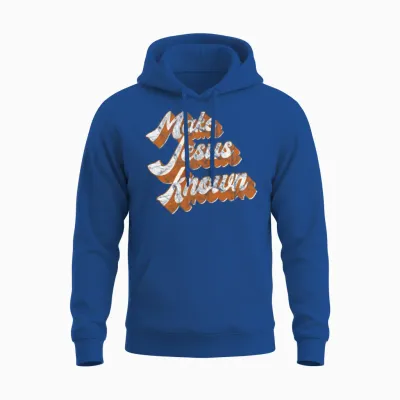 Make Jesus Known Retro Unisex Hoodie - Royal