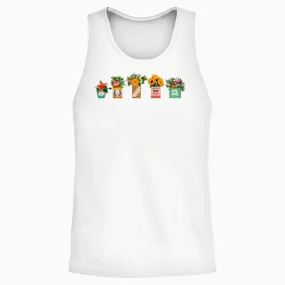 Vintage Tins for Social Justice Unisex Tank Top - White