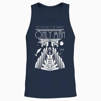 No Gods or Kings Only Man Unisex Tank Top - Navy