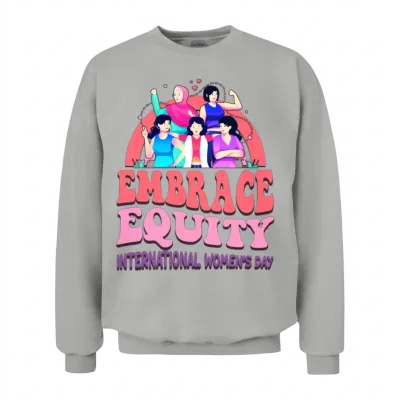 Women Supporting Women: International Women's Day Unisex Sweatshirt - Ash