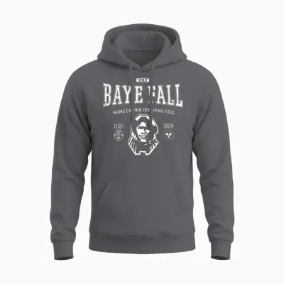 Name Cheikh Ibrahima Fall Baye Fall Mourid Senegal Bayefall T-Shirt, Black, S Unisex Hoodie - Charcoal