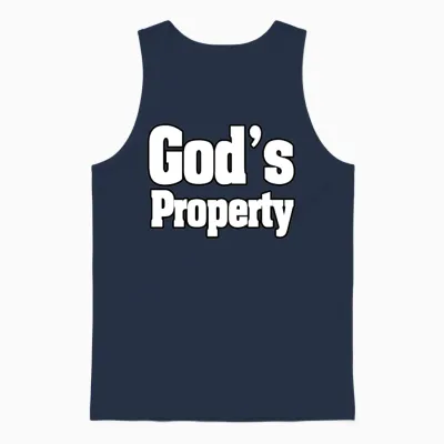 God's Property 27-1 Unisex Tank Top - Navy
