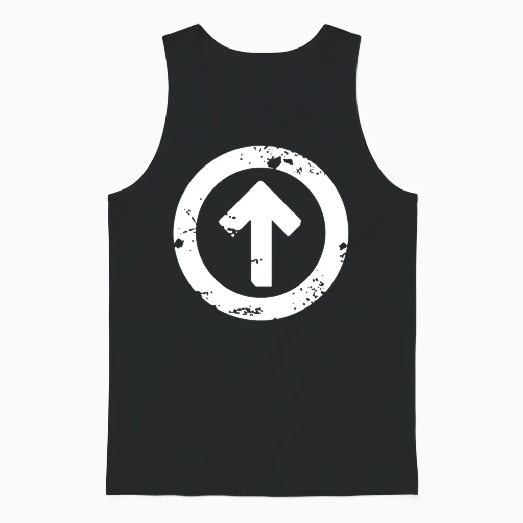 Above the Influence Unisex Tank Top in Black