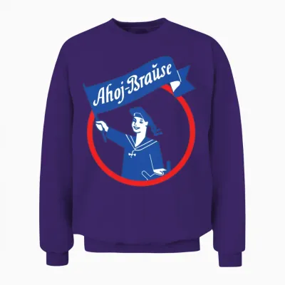 Ahoj Brause Unisex Sweatshirt - Purple