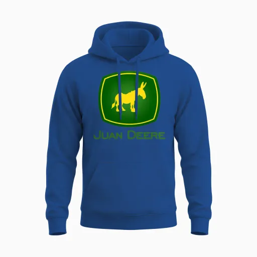 Juan Deere - the Farmer - the Gardener - The Unisex Hoodie in Royal