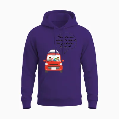 Comedy Potty Unisex Hoodie - Purple