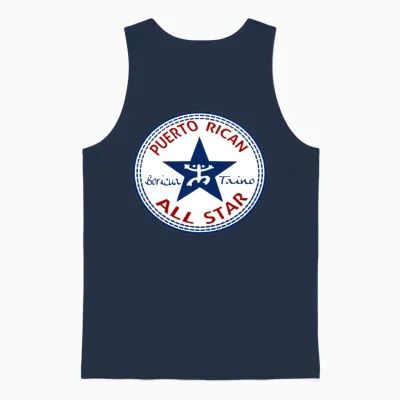 Puerto Rico Boricua Taino San Juan Puerto Rico T S Unisex Tank Top - Navy