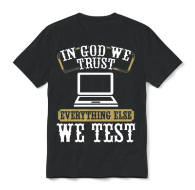 Quality Assurance Qa Engineering Code Testing Unisex T-Shirt - Black