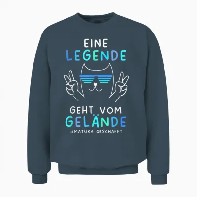 Matura Geschafft 2026 Maturaabschluss Unisex Sweatshirt - Dark Heather