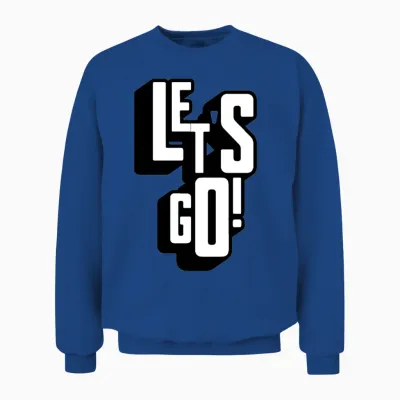 Bin Adventure Travel Retro Unisex Sweatshirt - Royal