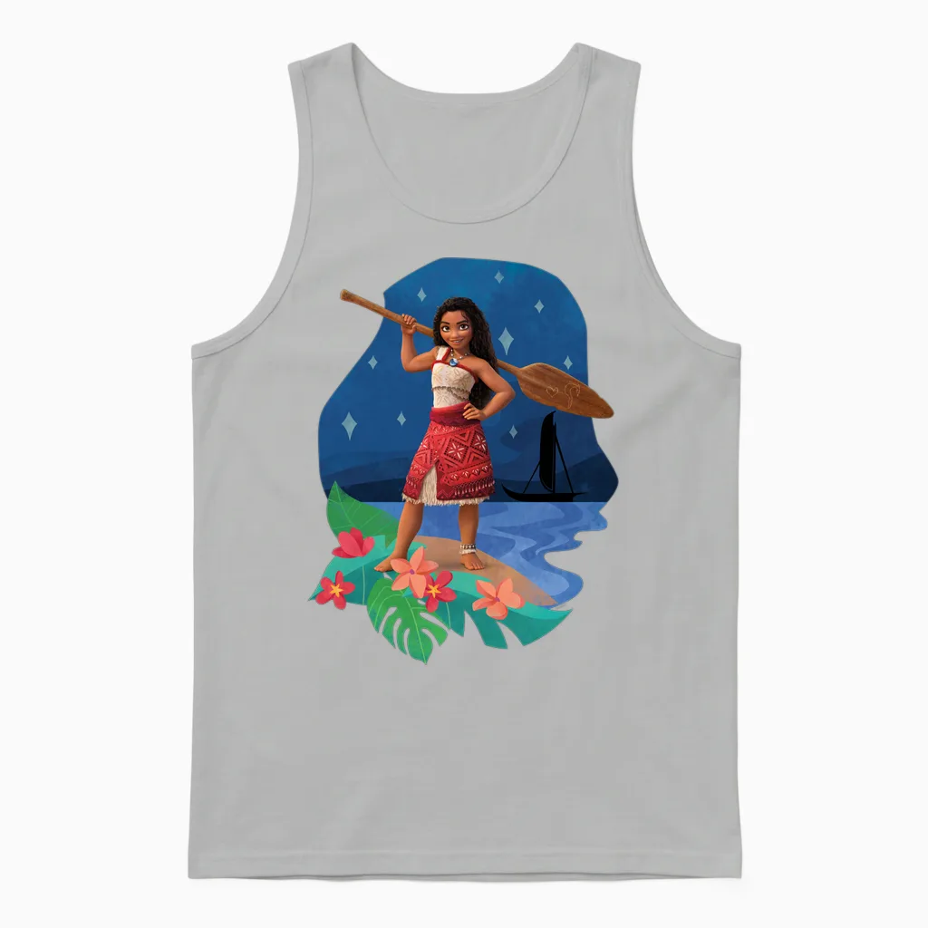 Disney Moana 2 Moana Big Sister Matching Unisex Tank Top in Ash