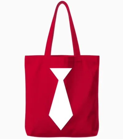 Tie Tote Bags - Red