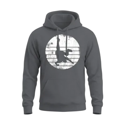 Break Dancer Sketch Unisex Hoodie - Charcoal
