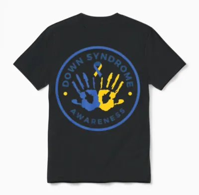 Down Syndrome Awareness Unisex T-Shirt - Black