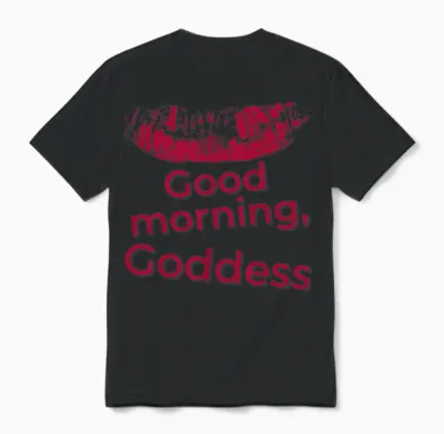 Good Morning Goddess Unisex T-Shirt - Black