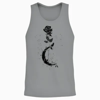 Boy Girl Aesthetic Grunge Clothing Unisex Tank Top - Sport Grey