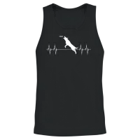 Dog Training Dog Trainer Dog Heart Line Gift Unisex Tank Top - Black – 2