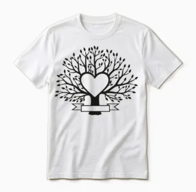 Family Reunion Tree,, Heart Tree Unisex T-Shirt - White