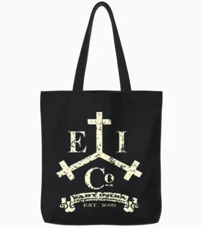 Pirates of the Caribbean East India Trading Compan Tote Bags - Black