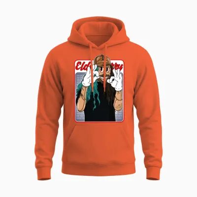 Ruby Da Cherry Retro Unisex Hoodie - Orange