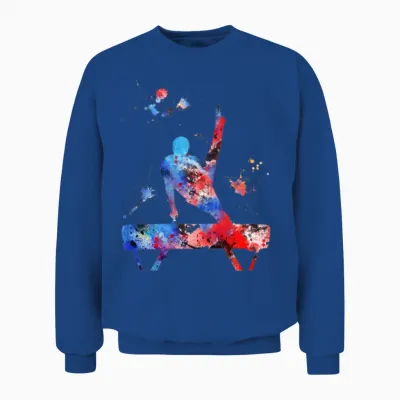 Horse Balance Male Unisex Sweatshirt - Royal