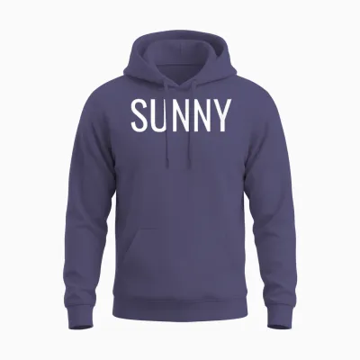 Sunny Unisex Hoodie - Heather Sport Dark Navy