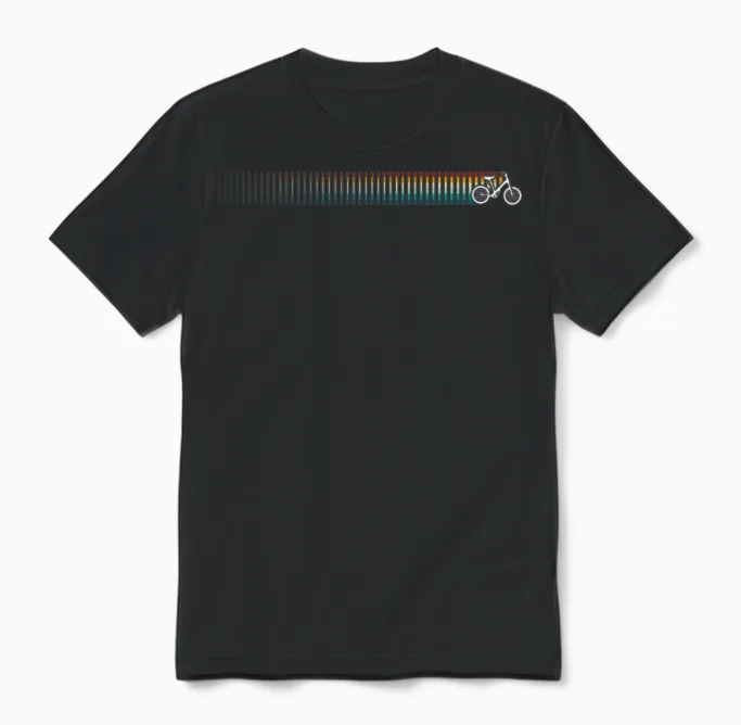 Bmx Retro - Cycling Unisex T-Shirt in Black
