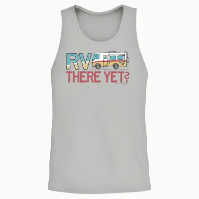 Rv There Yet Motorhome Travel Slogan Unisex Tank Top - Ash