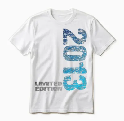 13. Geburtstag 2013 Limited Edition Junge Mädchen Unisex T-Shirt - White