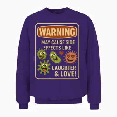 Funny Doctor Dearest Unisex Sweatshirt - Purple