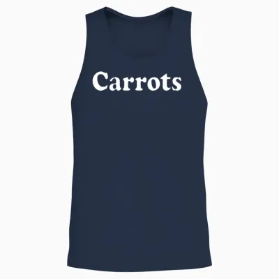 Carrots Unisex Tank Top - Navy