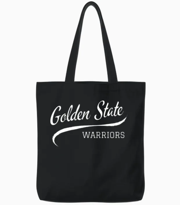 Warriors Retro Awareness Gift Tote Bags in Black