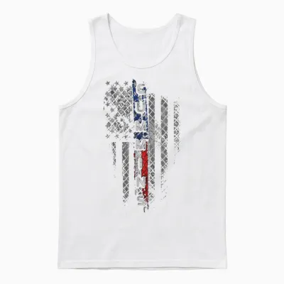 Cummins Family American Unisex Tank Top - White