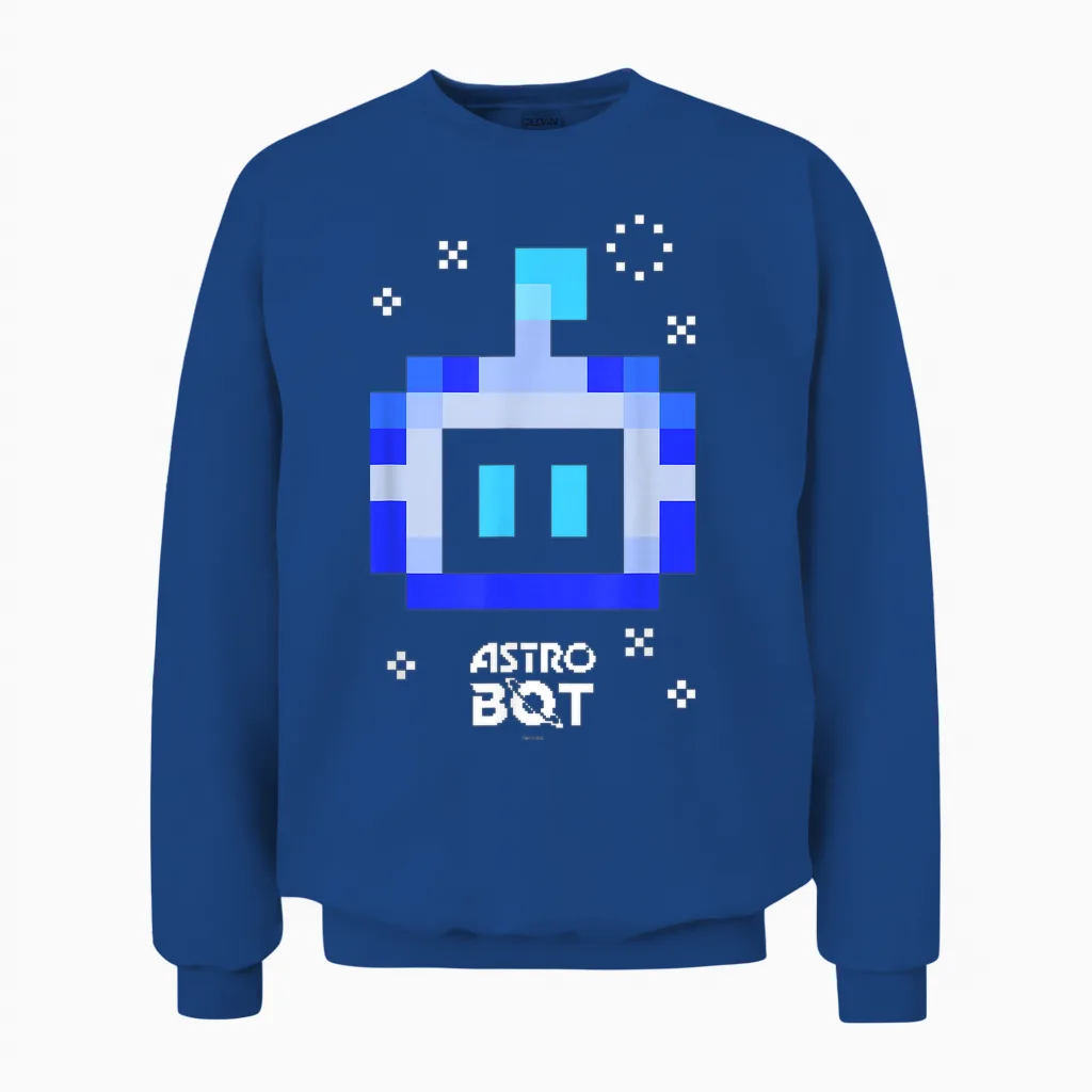 Astro Bot Rescue Mission Astro Bot Portrait Video Game Unisex Sweatshirt in Royal