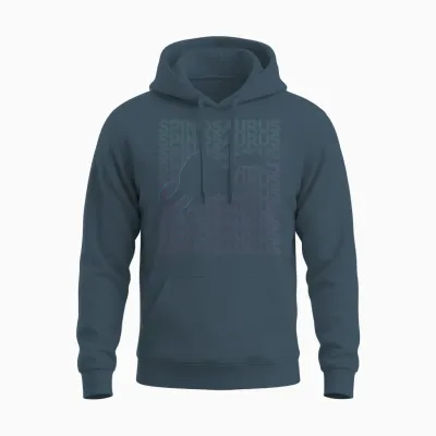 Spinosaurus Dinosaur Retro Unisex Hoodie - Dark Heather