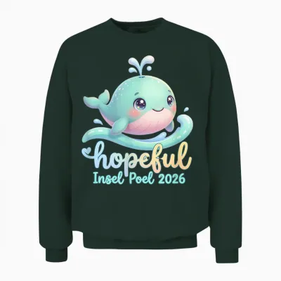 Hope Buckelwal Wal Timmy, Insel Poel 2026 Rettung Unisex Sweatshirt - Forest