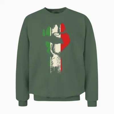 Italy Unisex Sweatshirt - Military Green
