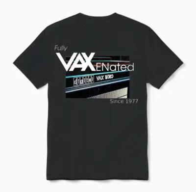 Fully Vaxenated Since 1977 Unisex T-Shirt - Black